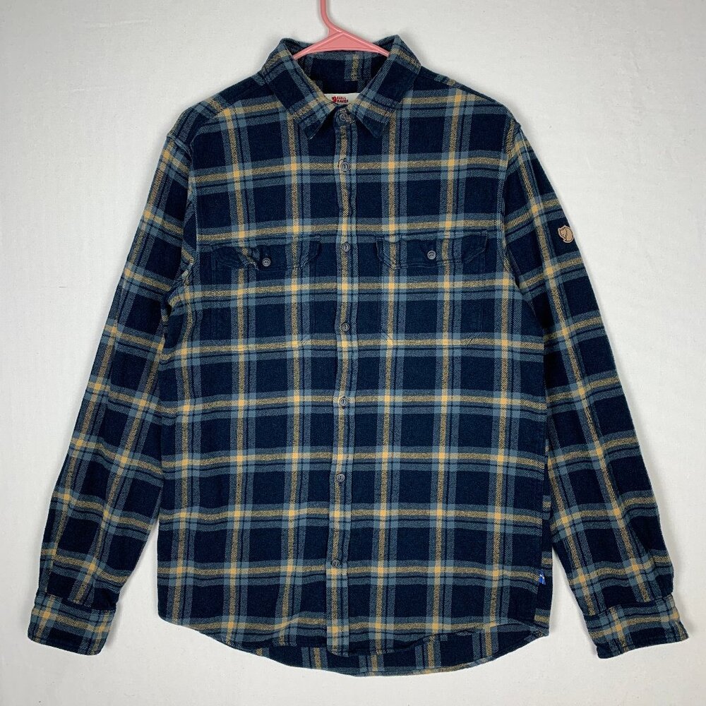 Fjallraven Men's Ovik Heavy Flannel Shirt Small Comfort Fit